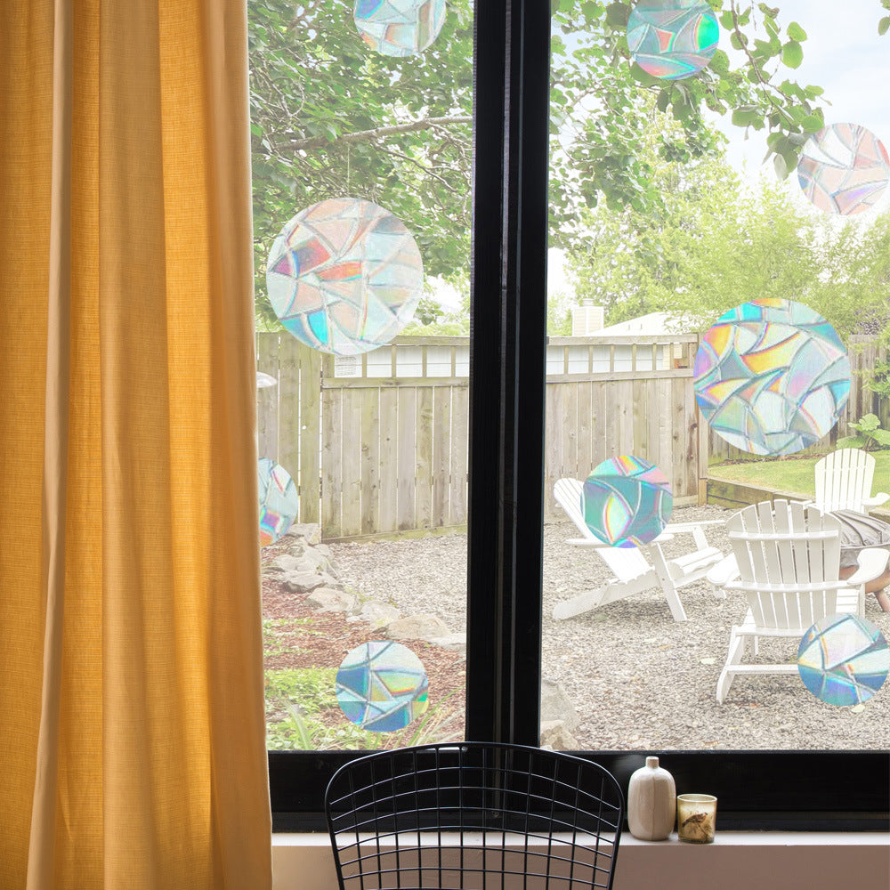 1Set Rainbow Prism Electrostatic Glass Sticker PVC Non-Adhesive Removable Window Colorful Film Sticker (No EN71) 1Set Rainbow Prism Electrostatic Glass Sticker PVC Non-Adhesive Removable Window Colorful Film Sticker (No EN71)